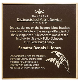 Public Service Tree Plaque